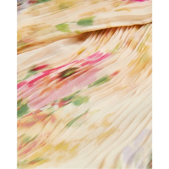 Ted Baker Amerah Cross Front Pleated Midi Dress Sz 6 NWT - Picture 5 of 11